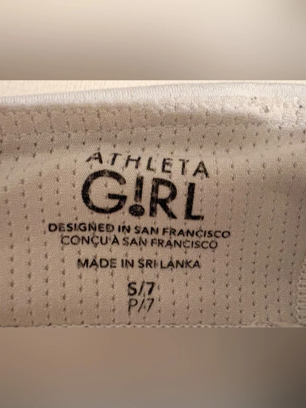 Athleta White Cross-Back Bralette
